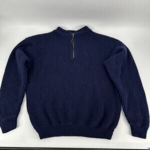 Britches Great Outdoor Shetland Wool Sweater Mens Size XXL Navy